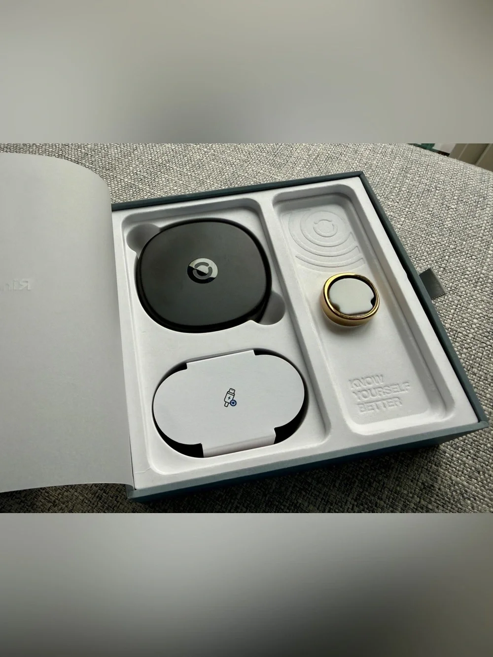 RingConn Gen 3 Gold Size 11 Smart Ring w/FREE sizing kit